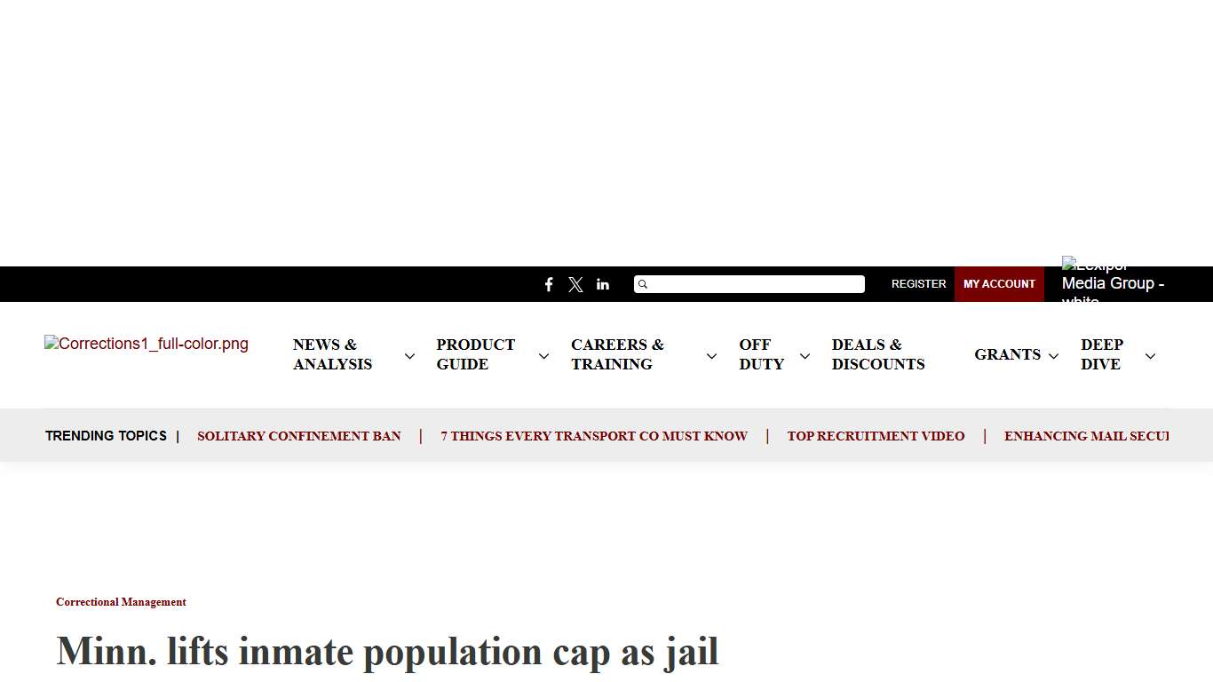 Minnesota lifts inmate population cap as Hennepin County jail reaches full staffing